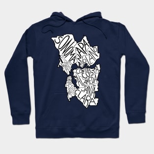 Bay Area Map Hoodie